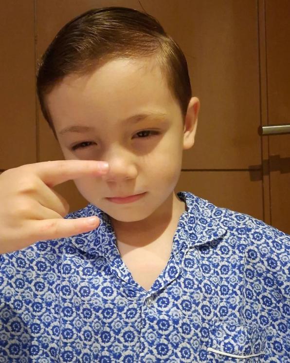 Anak Stefan William dan Celine Evangelista, Lucio Otthild William. (Instagram)