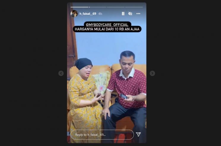 H Faisal melakukan perawatan dengan biaya murah. (Instagram/h_faisal__69)