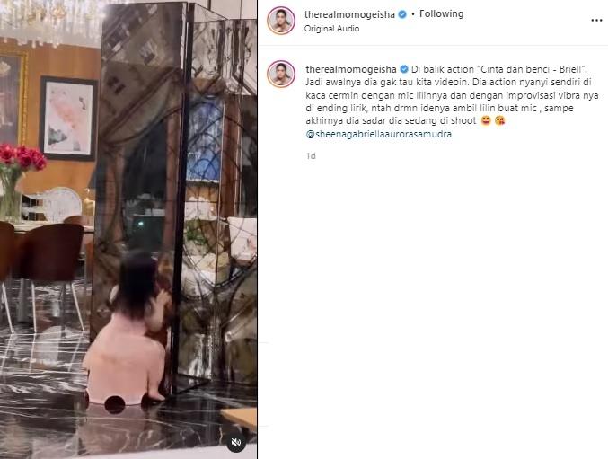 Briel anak Momo Geisha. (Instagram/@therealmomogeisha)