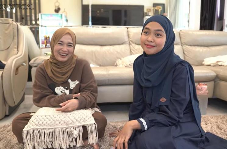 Ria Ricis menggoda Ririe Fairus dengan lagu Nissa Sabyan. (YouTube/Ricis Official)