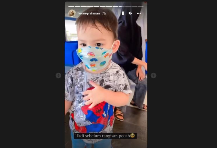 Henny Rahman dan Alvin Faiz umrah. (Instagram/hennyyrahman)