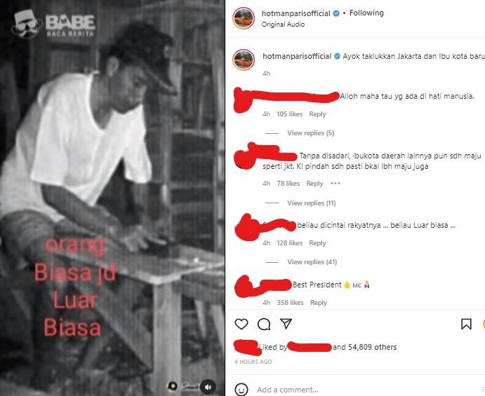 Potret Jokowi zaman dulu. (Instagram)