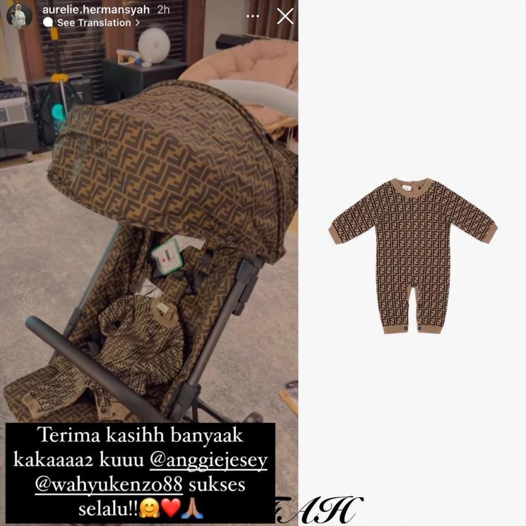 Hadiah untuk Anak Aurel Hermansyah (Instagram/@fashion_aureliehermansyah_atta)