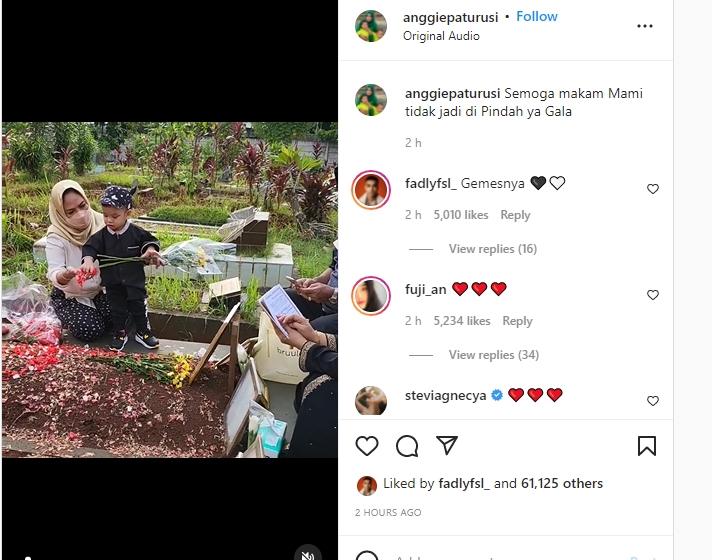 komentar Fuji & Fadly Faisal (Instagram/@anggiepaturusi)