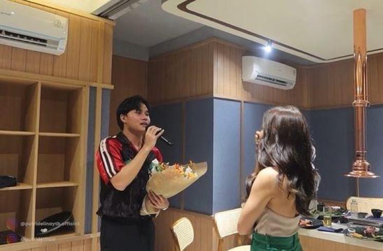 Potret Mesra Rizky Febian dan Mahalini. (Instagram/ikylini)