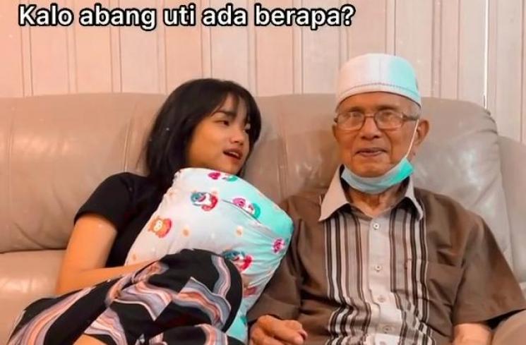 Potret Fuji dan Kakek (instagram/@fuji_an)