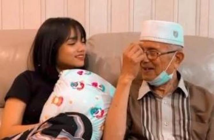 Potret Fuji dan Kakek (instagram/@fuji_an)