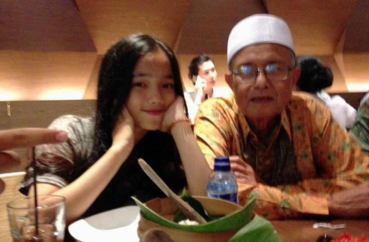 Potret Fuji dan Kakek (instagram/@fuji_an)