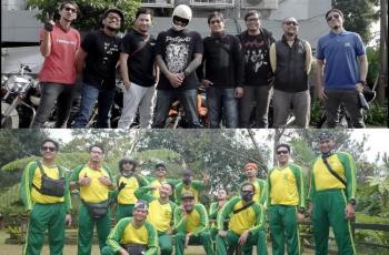 12 Potret Geng Motor The Prediksi yang Dipimpin Andre Taulany, Seragam Touring Sering Bikin Salfok