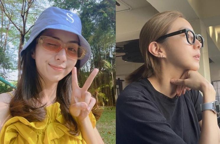 Adu gaya Clairine Clay dan Uee (Instagram/@clairineclay/@kim_uieing49)