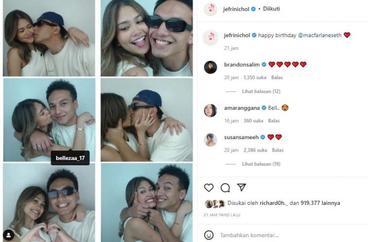 Profil Belleza (Instagram/@jefrinichol)