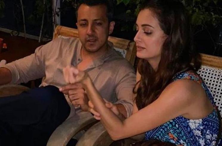 Potret Dia Mirza dan Vaibhav Rekhi (Instagram/@diamirzaofficial)