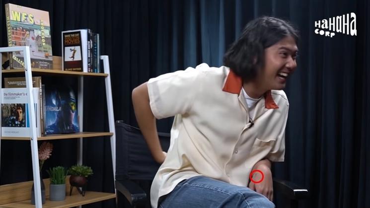 Tato Iqbaal Ramadhan. (YouTube/HAHAHA TV)