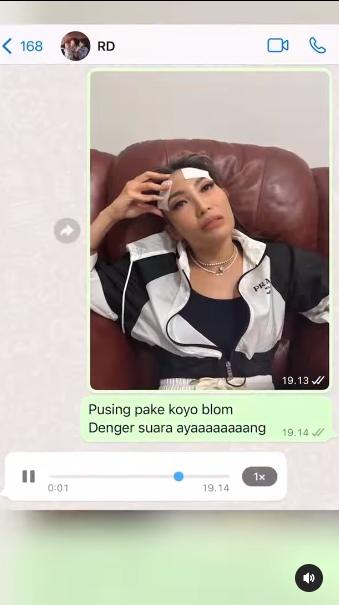 Percakapan Ayu Dewi dan Regi Datau. (Instagram/mrsayudewi)