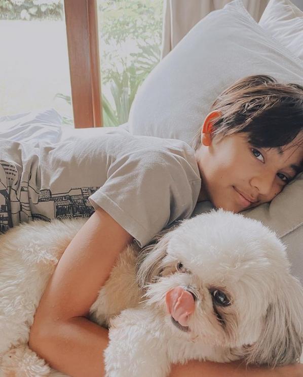 Potret Jason Anak Nana Mirdad dan Andrew White. (Instagram/nanamirdad_)