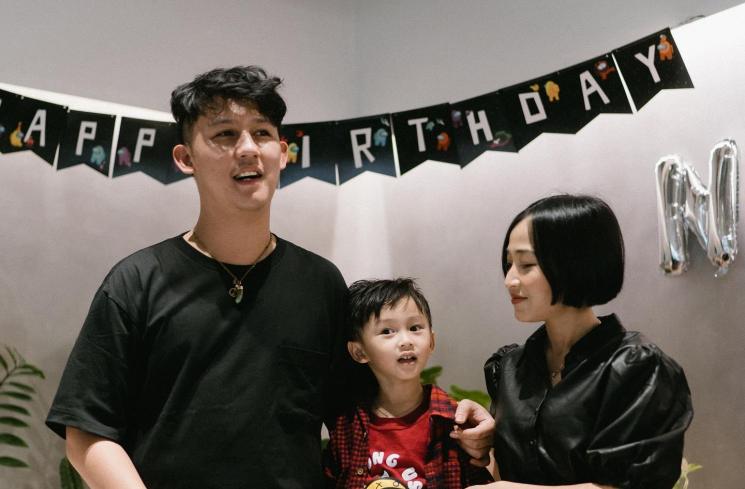 Potret pesta ultah anak Rinni Wulandari dan Jevin Julian (Instagram/@nordkiano)