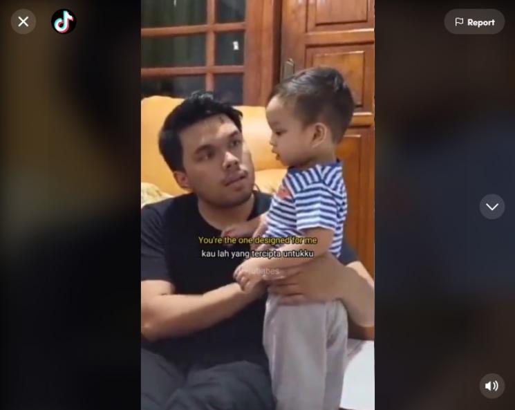 Gala Sky dan Thariq Halilintar. (TikTok)