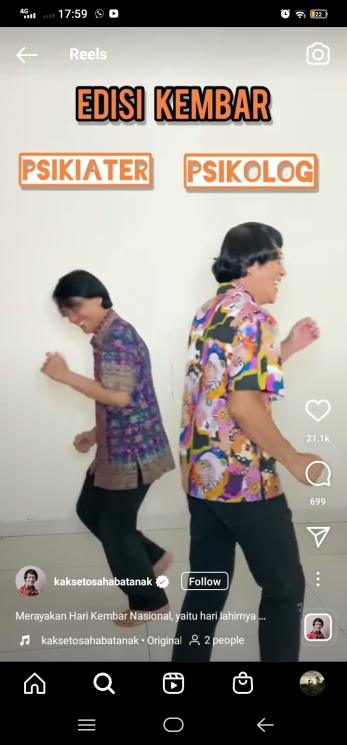 Potret Kompak Kak Seto dan Kembaran.(Instagram/@kaksetosahabatanak)