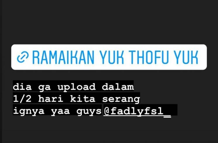 unggahan Thariq Halilintar (Instagram/@thariqhalilintar)
