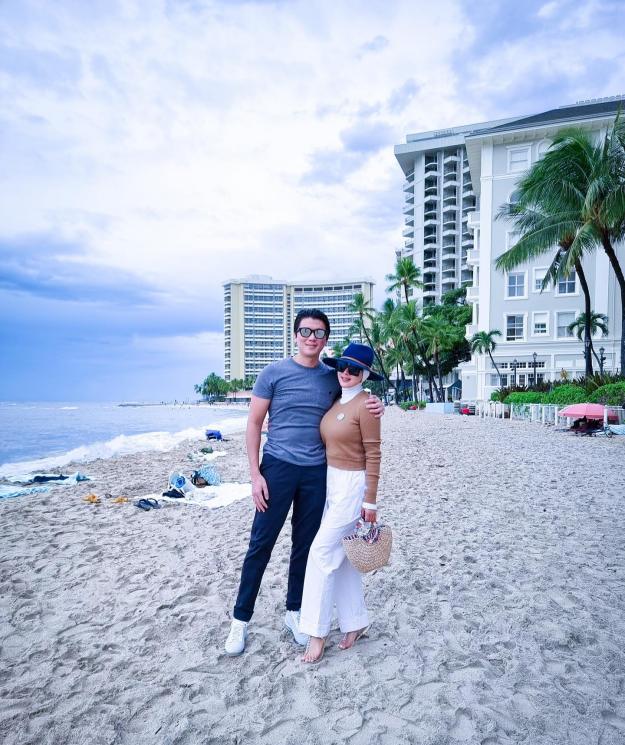Potret Mesra Syahrini dan Reino Barack. (Instagram/@princessyahrini)