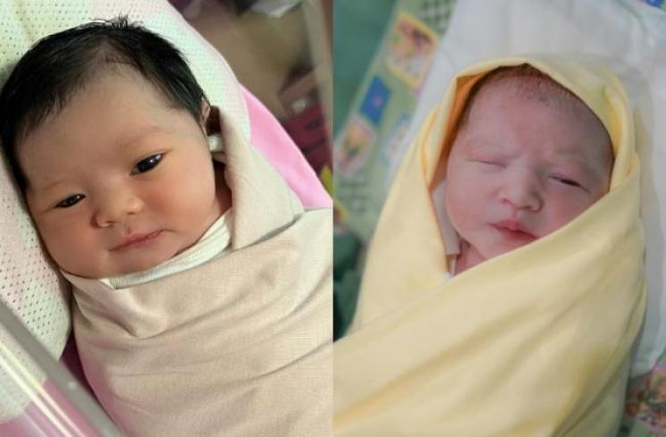 Adu Potret Baby Ameena dan Baby Djiwa. (Instagram/@ameenaatta/@nadinelist)