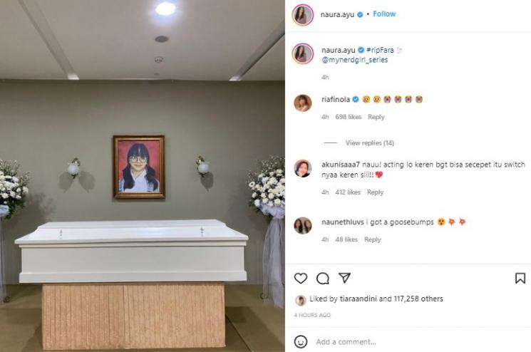 Postingan Naura Ayu. (Instagram/@naura.ayu)