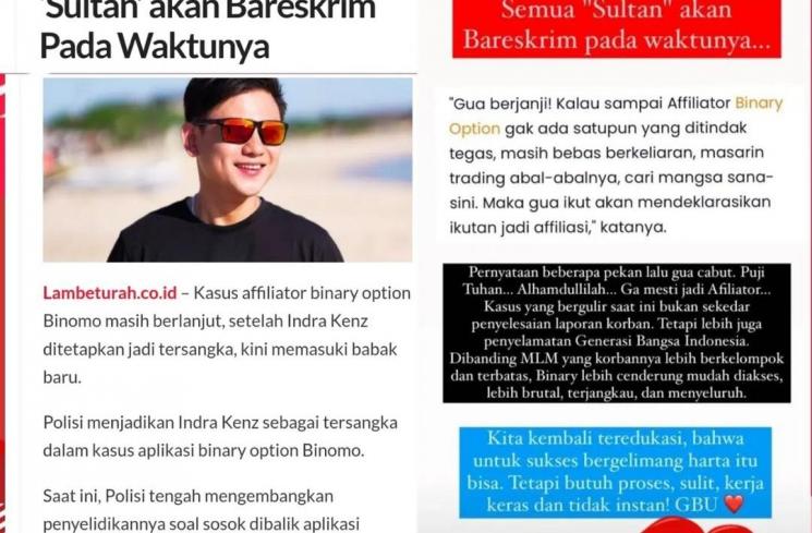 unggahan Bobon Santoso (Instagram/@lambe_turah)