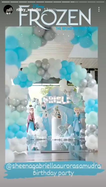 Pesta Ulang Tahun Briell Anak Momo Geisha (Instagram/therealmomogeisha)