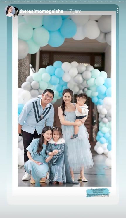Pesta Ulang Tahun Briell Anak Momo Geisha. (Instagram/therealmomogeisha)