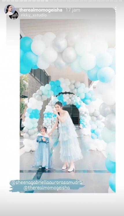 Pesta Ulang Tahun Briell Anak Momo Geisha (Instagram/therealmomogeisha)