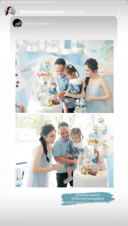 Pesta Ulang Tahun Briell Anak Momo Geisha. (Instagram/therealmomogeisha)