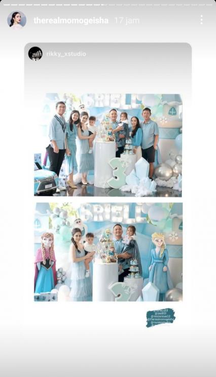 Pesta Ulang Tahun Briell Anak Momo Geisha. (Instagram/therealmomogeisha)
