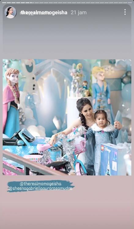 Pesta Ulang Tahun Briell Anak Momo Geisha (Instagram/therealmomogeisha)