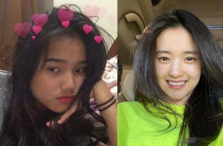 Adu gaya Fuji dan Kim Tae Ri (Instagram/@fuji_an/@kimtaeri_official)