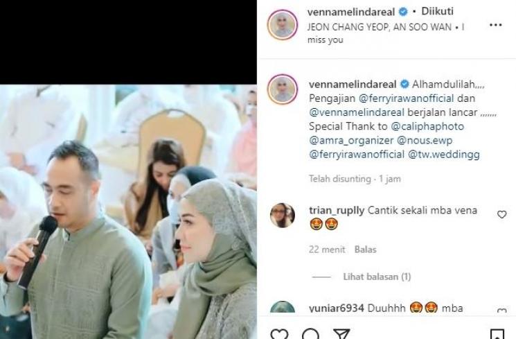 Potret Pengajian Venna Melinda Jelang Menikah (Instagram/@vennamelindareal)