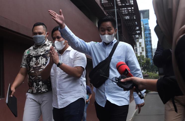 Doni Salmanan di Bareskrim Polri. (MataMata.com/Angga Budhiyanto)