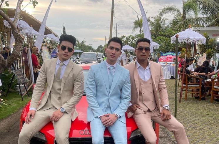 Adu Gaya Artis di Pernikahan Venna Melinda (instagram/@iamenriquedustin)