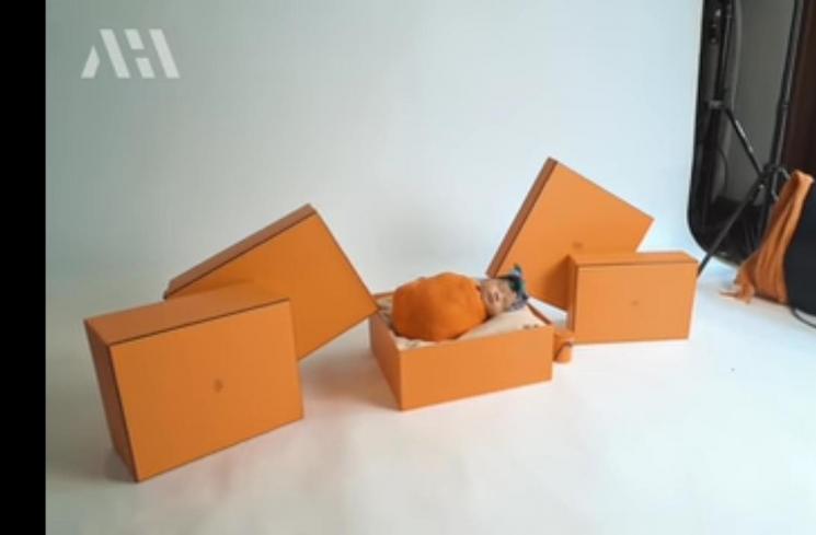 Pemotretan Baby Ameena (YouTube/AH)