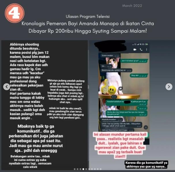 Viral seorang ibu curhat bayinya diajak syuting Ikatan Cinta. (Instagram/dunia_tv)