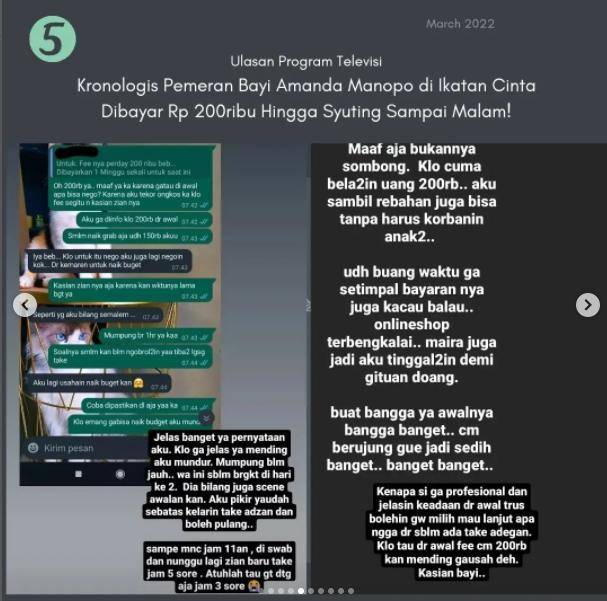 Viral seorang ibu curhat bayinya diajak syuting Ikatan Cinta. (Instagram/dunia_tv)