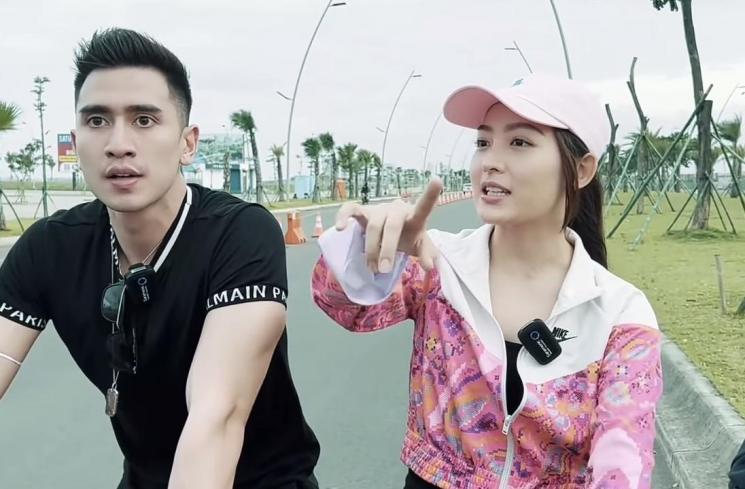 Momen Natasha Wilona dan Verrel Bramasta Sepedaan Bareng.(YouTube/VRL Bramasta)
