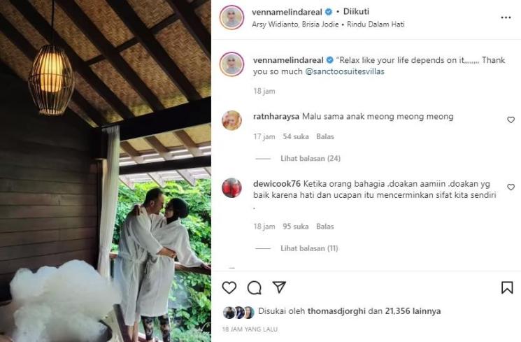 Bulan Madu Venna Melinda dan Ferry Irawan (Instagram/@vennamelindareal)