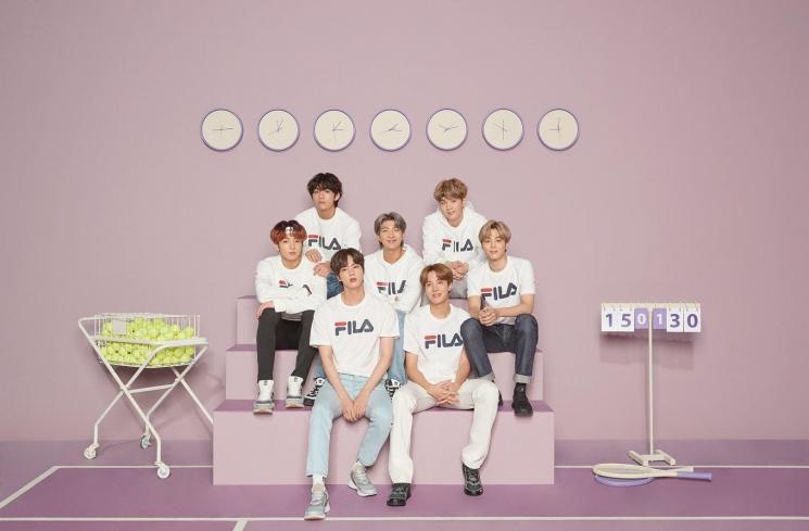 Kolaborasi Idol K-Pop dan Merek Fesyen (twitter/@fila_korea)