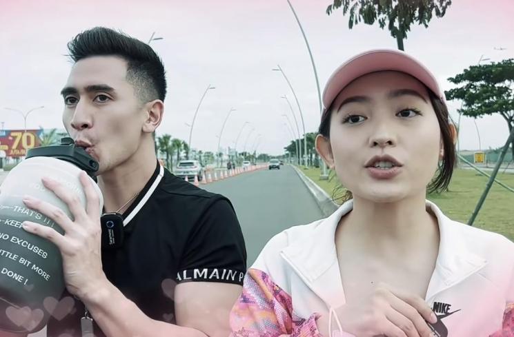 Momen Natasha Wilona dan Verrel Bramasta Sepedaan Bareng.(YouTube/VRL Bramasta)