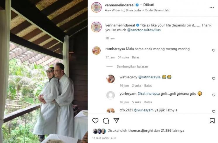 Bulan Madu Venna Melinda dan Ferry Irawan (Instagram/@vennamelindareal)