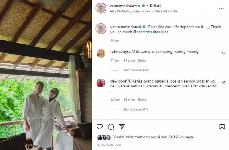 Bulan Madu Venna Melinda dan Ferry Irawan (Instagram/@vennamelindareal)