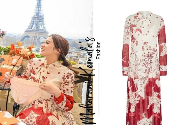 Fashion Maharani Kemala di Paris (Instagram/@maharanikemala)