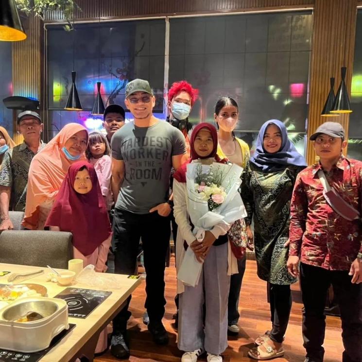 ART Deddy Corbuzier wisuda. (Instagram/@melisassa_)