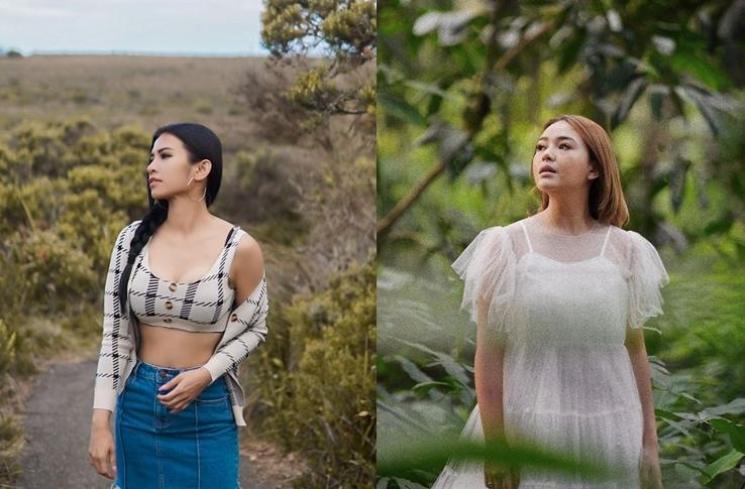 Adu Gaya Maria Vania vs Amanda Manopo (instagram/@maria_vaniaa/@amandamanopo)