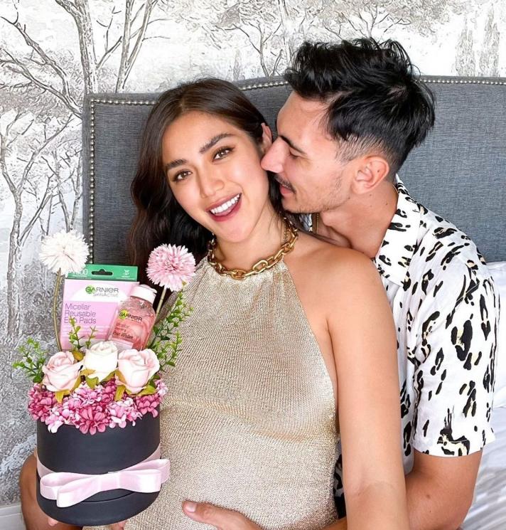 Baby Bump Jessica Iskandar. (Instagram/@inijedar)